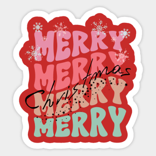 Merry Christmas Sticker